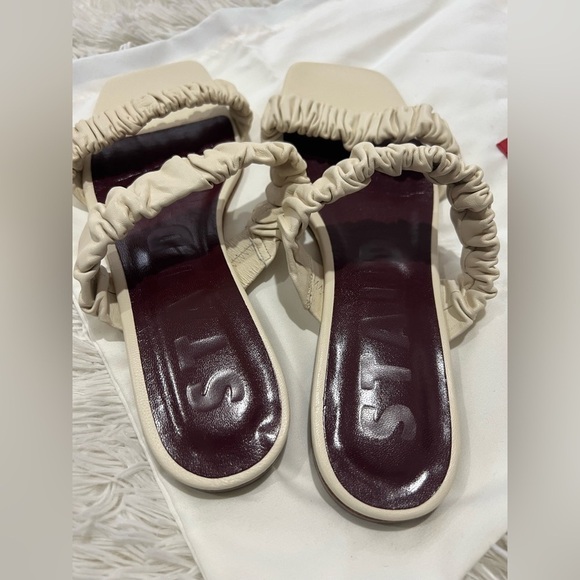 STAUD Maya Ruched Slide Sandal - Size 40 US 10 - NWT - Picture 3 of 7